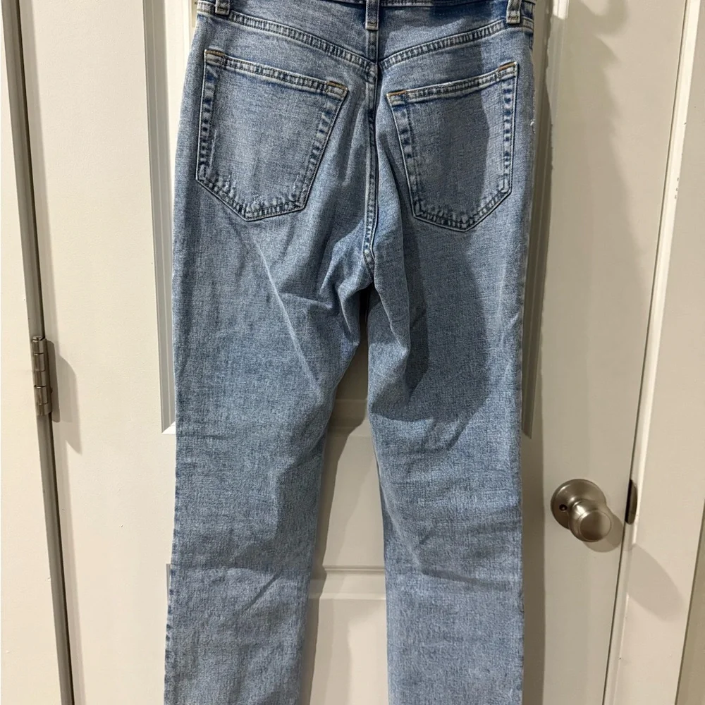 Abercrombie & Fitch 90s ultra high Straight Leg Jeans NWT Size 26/2s ankle - Picture 7 of 10